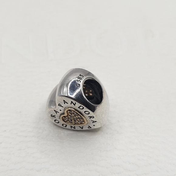 Authentic Pandora Charm with 14k Gold - Picture 5 of 7